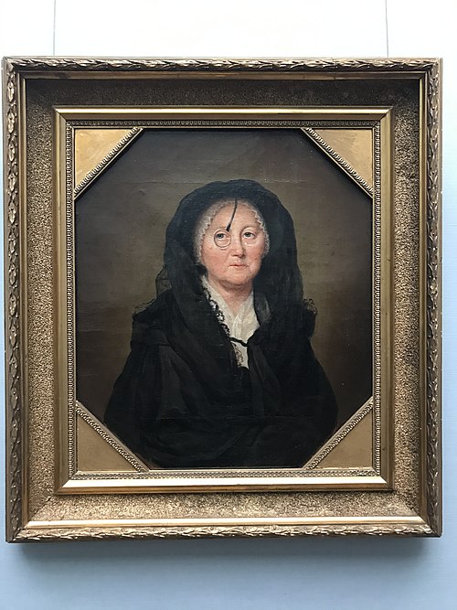 Self-portrait with a monocle, 1780, Anna Dorothea Therbusch