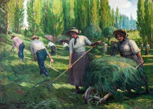 Les faucheurs (la prairie de Cornebouc), 1911, Henri Loubat