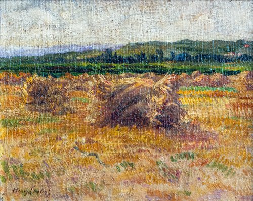 Meule de foin, 2000, Henri Loubat