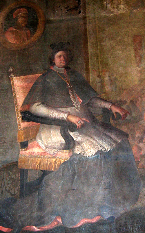 Aleksander Wyhowski, bishop of Lutzk, 1750, Michelangelo Palloni