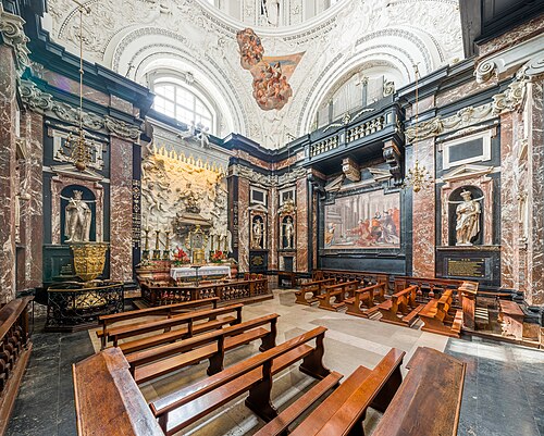 Mural paintings at the Chapel of Saint Casimir, 1692, Michelangelo Palloni