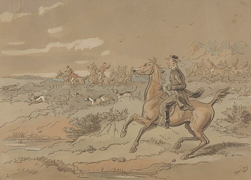 The Sporting Parson: "A Find- and Our Parson Just Follows a Little, to See How His Dear Brethren Beh, , Hablot Knight Browne