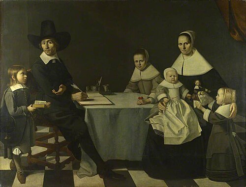 A Family Group, 1655, Michiel Nouts