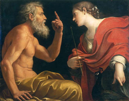 Aeolus and Juno, , Lucio Massari