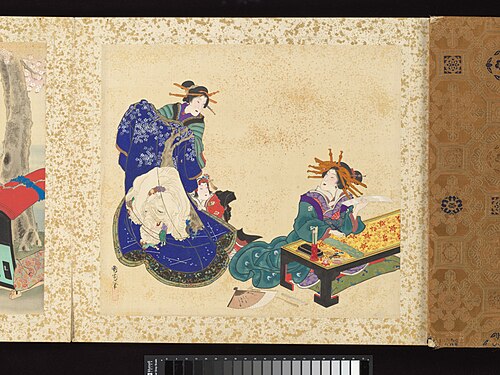Artisans, Beauties, and Annual Events, 1874, Toyohara Kunichika