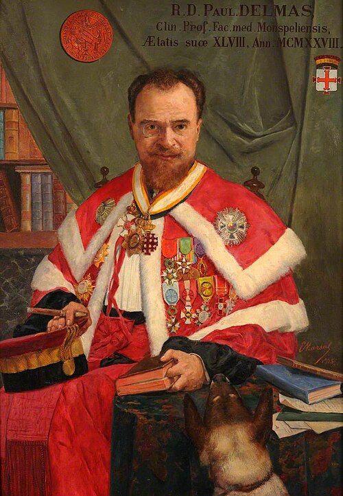 Paul Delmas (b.1880), Professor of Clinical Medicine at Montpellier, 1928, Édouard-Antoine Marsal