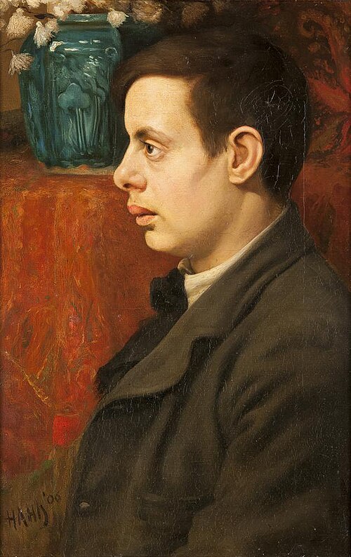 Portrait of Elias Smalhout (1889-1939), 1906, Albert Hahn