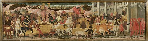Triumph of Julius Caesar, 1455, Lo Scheggia