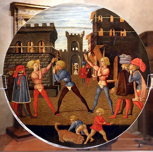 Game of Civettino, 1450, Lo Scheggia