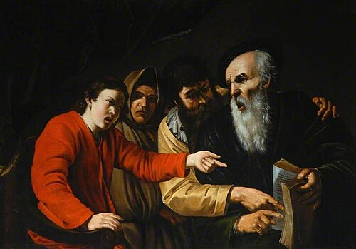 Christ Disputing with the Doctors, , Leonello Spada