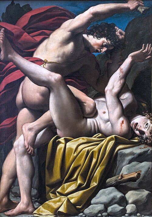 Cain and Abel, 1613, Leonello Spada