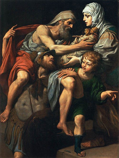 Enée et Anchise, 1615, Leonello Spada