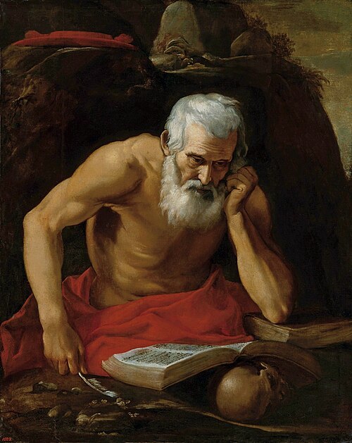 Saint Jérôme pénitent., 1610, Leonello Spada