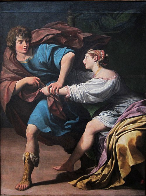 Joseph et la femme de Putiphar, 1700, Leonello Spada