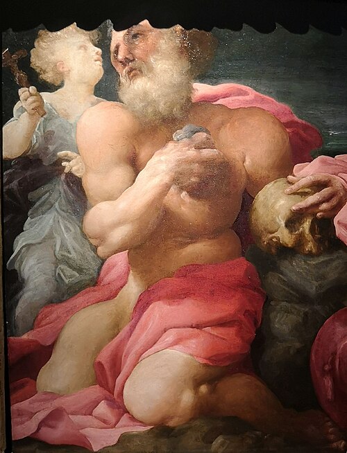 St. Jerome Penitent., 1600, Pietro Faccini