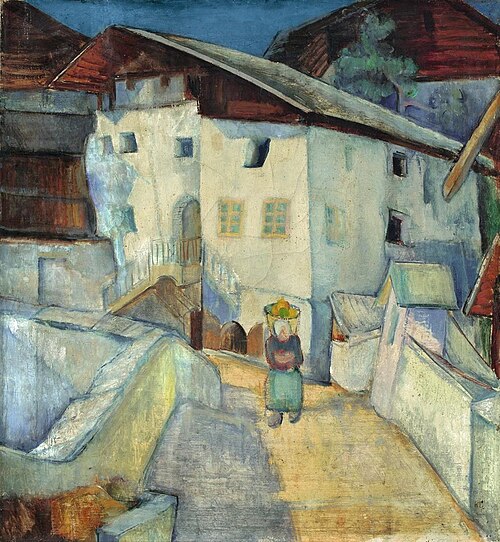 Haus auf Fels, 1921, Anita Rée
