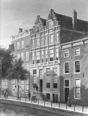 Oude Zijds Achterburgwal Amsterdam, 1876, Kaspar Karsen