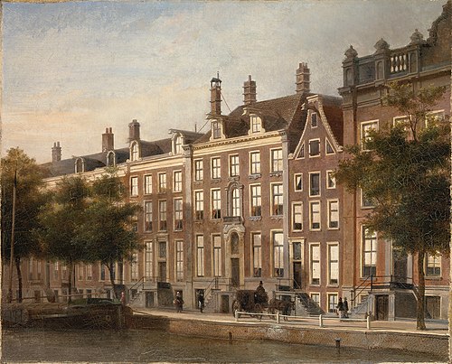 Herengracht met huis Willet Holthuijsen, 1850, Kaspar Karsen