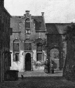 Street, 1860, Kaspar Karsen