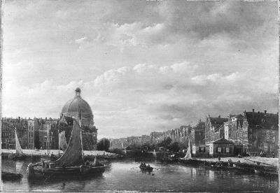 Haarlemmersluis, singel, 1860, Kaspar Karsen