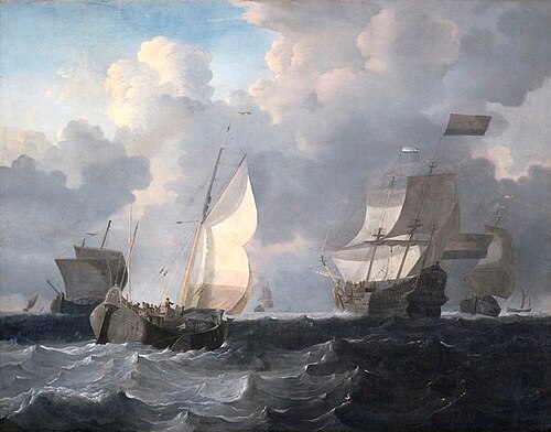 Zeegezicht, 1685, Wigerus Vitringa