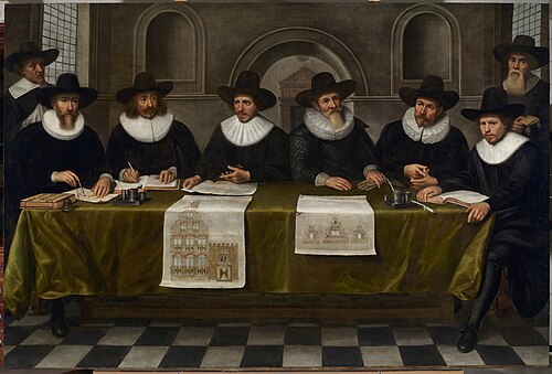 De regenten van het Weeshuis te Gouda., 1644, Jan Verzijl