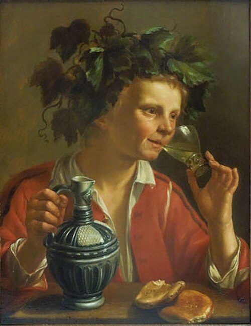 Young Man as Bacchus, 1635, Jan Verzijl