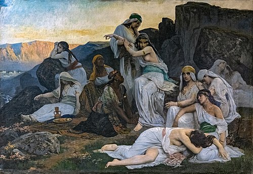 La fille de Jephté, 1876, Édouard Debat-Ponsan