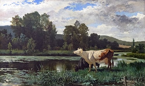 Les vaches, , Édouard Debat-Ponsan