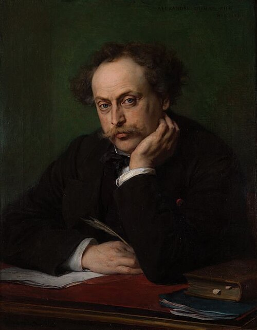 Portrait d’Alexandre Dumas fils, 1873, Édouard Louis Dubufe