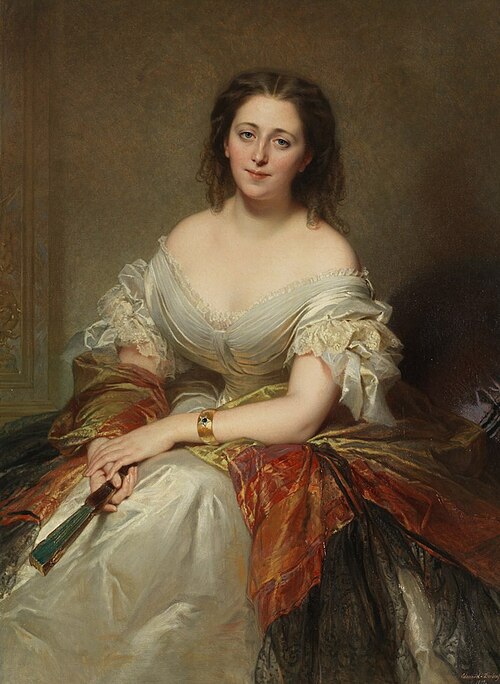 Portrait de la comtesse Walewska, 1859, Édouard Louis Dubufe