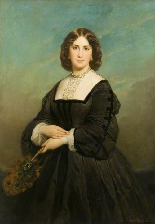 Madame Gambart, 1862, Édouard Louis Dubufe