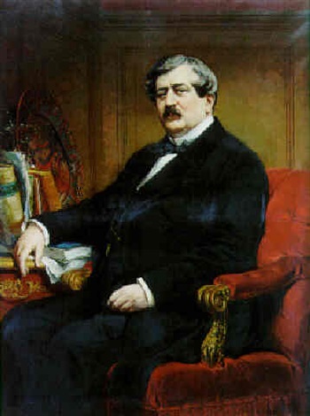 Portrait of baron Achille Seillière (1813-1873), 1874, Édouard Louis Dubufe