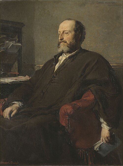 Portrait d'Émile Augier, 1877, Édouard Louis Dubufe