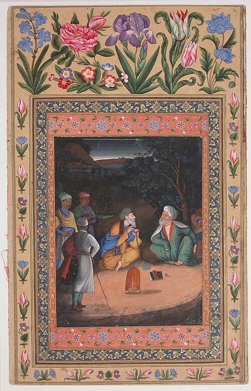 A Nighttime Gathering, 1660, Mohammad Zaman