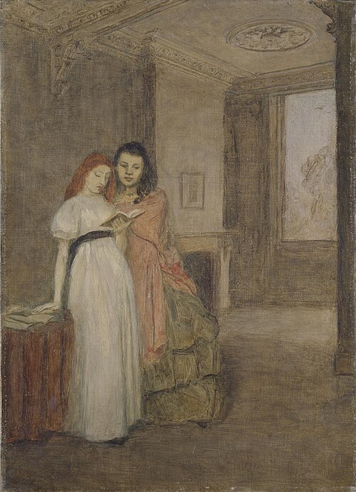 Interior with figures, 1898, Gwen John