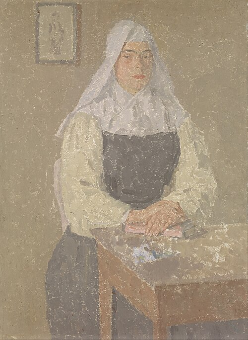 The Nun, 1917, Gwen John