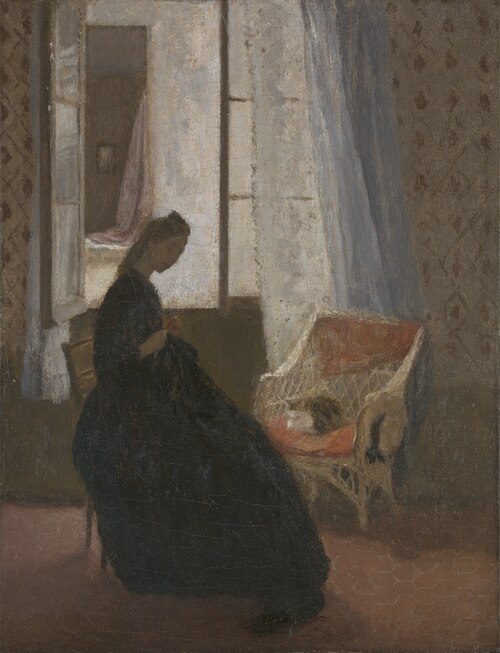 La Chambre sur la Cour, 1907, Gwen John