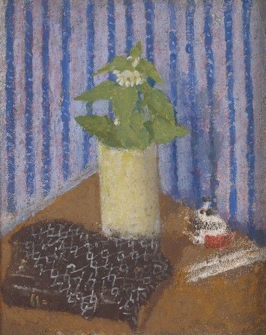 Still Life with a Prayer Book, Shawl, Vase of Flowers and Inkwell, , Gwen John