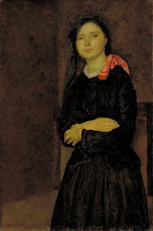 Dorelia in a Black Dress, 1903, Gwen John