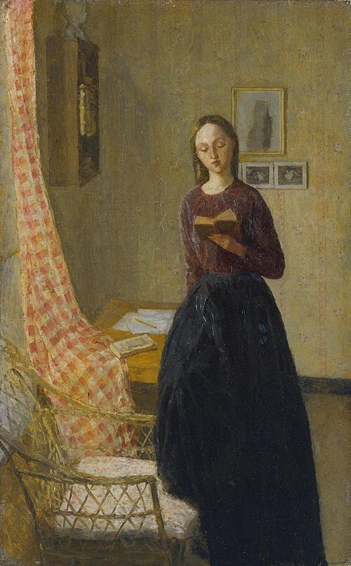 A Lady Reading, 1910, Gwen John