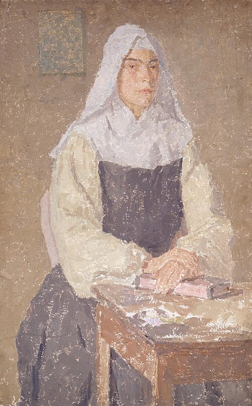 The Nun, 1918, Gwen John