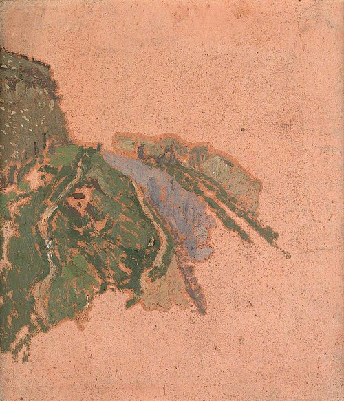 Hillside: View from the Artist's Studio, 1920, Gwen John