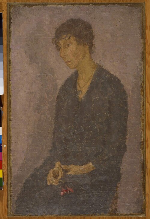 Woman Holding a Flower, 1915, Gwen John