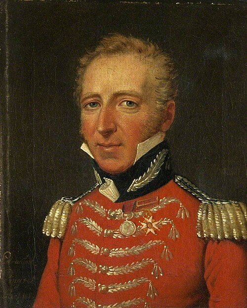 Colonel Dawson Kelly, CB, 1818, Édouard Pingret