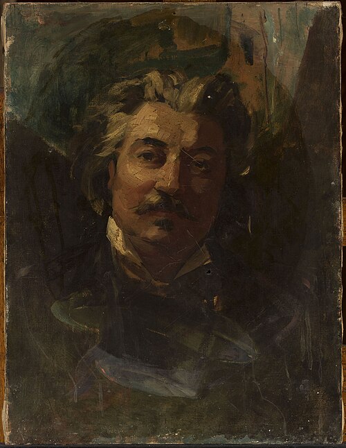 Portrait of Cyprian Godebski, , Luis Ricardo Falero