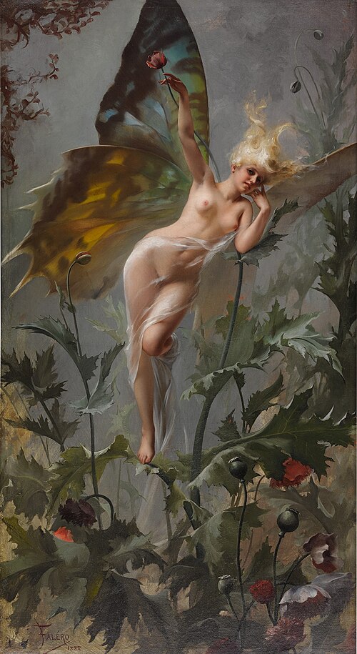 The Poppy Fairy, 1888, Luis Ricardo Falero