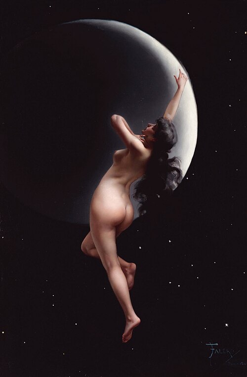Moon Nymph, 1883, Luis Ricardo Falero