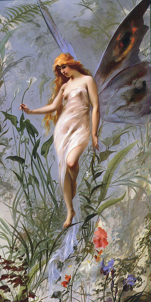The Lily Fairy, 1888, Luis Ricardo Falero