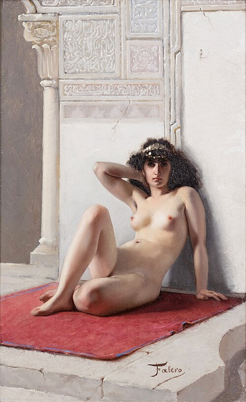 The favorite, 1896, Luis Ricardo Falero